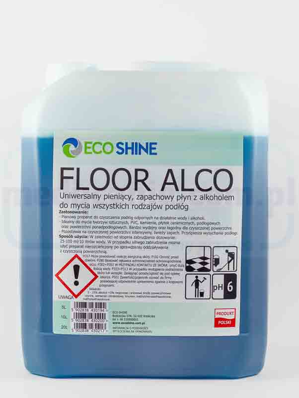 Płyn do mycia podłóg z alkoholem - Floor Alco 5L ECO SHINE